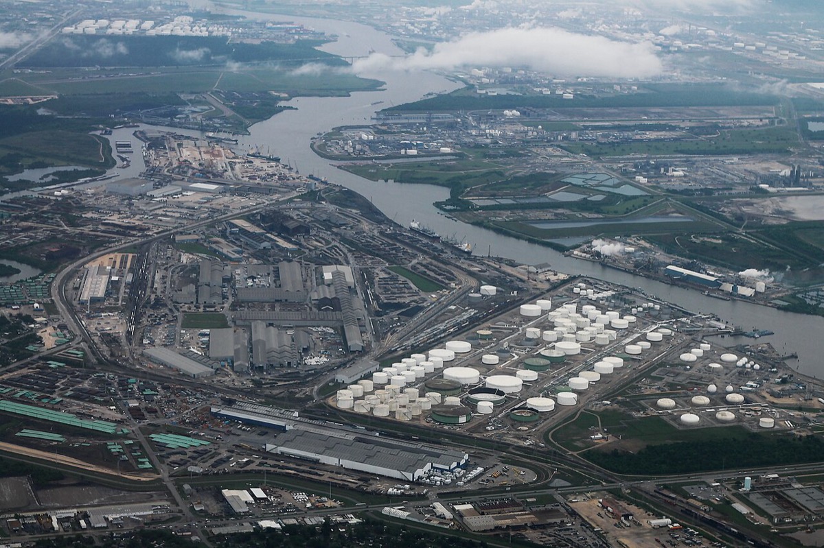  Port of Houston industrial complex representing the Gulf Coast import operations where TSCA CDR compliance is a baseline regulatory requirement 